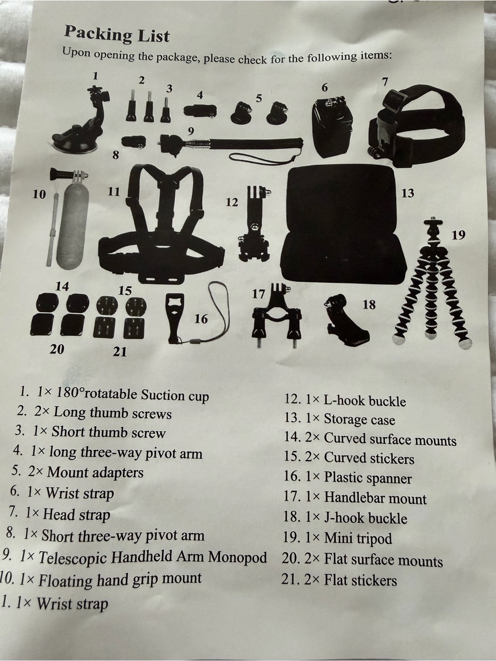 GoPro Accessories (19+ with case!) - Picture 3 of 5